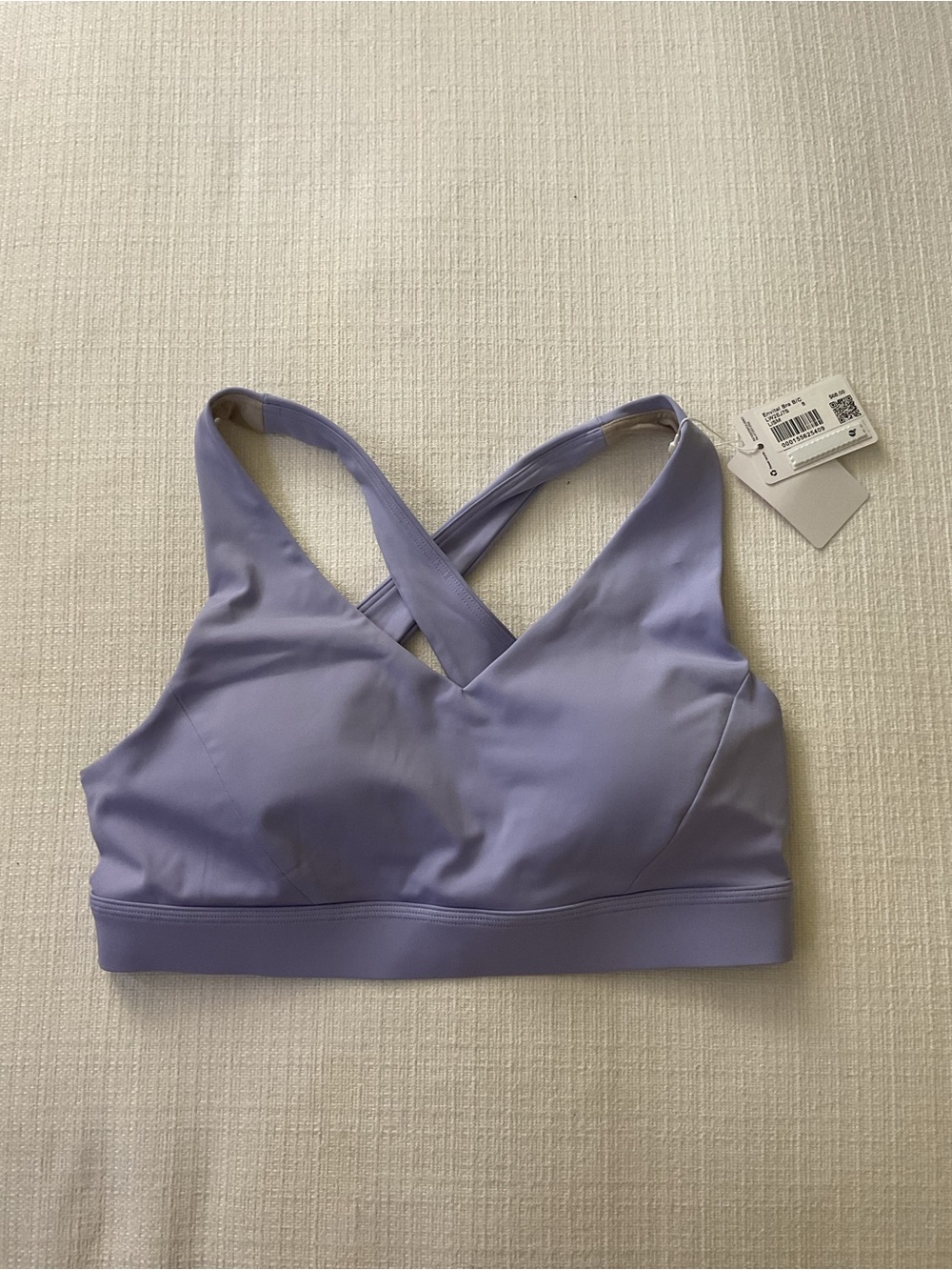 lululemon athletica Lavender Cross-Back Sports Bra